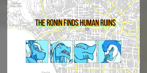 Cover image for The Ronin Finds Human Ruins