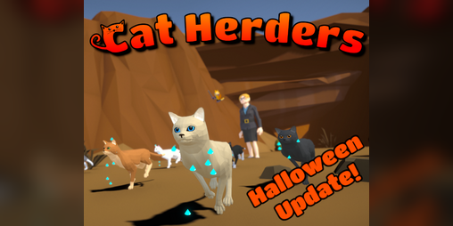 Cover image for Cat Herders: Spooky Couch Coop Cat Corralling!