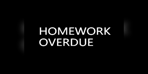 Cover image for Homework Overdue