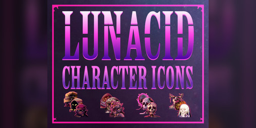Cover image for LUNACID: Character icons pack
