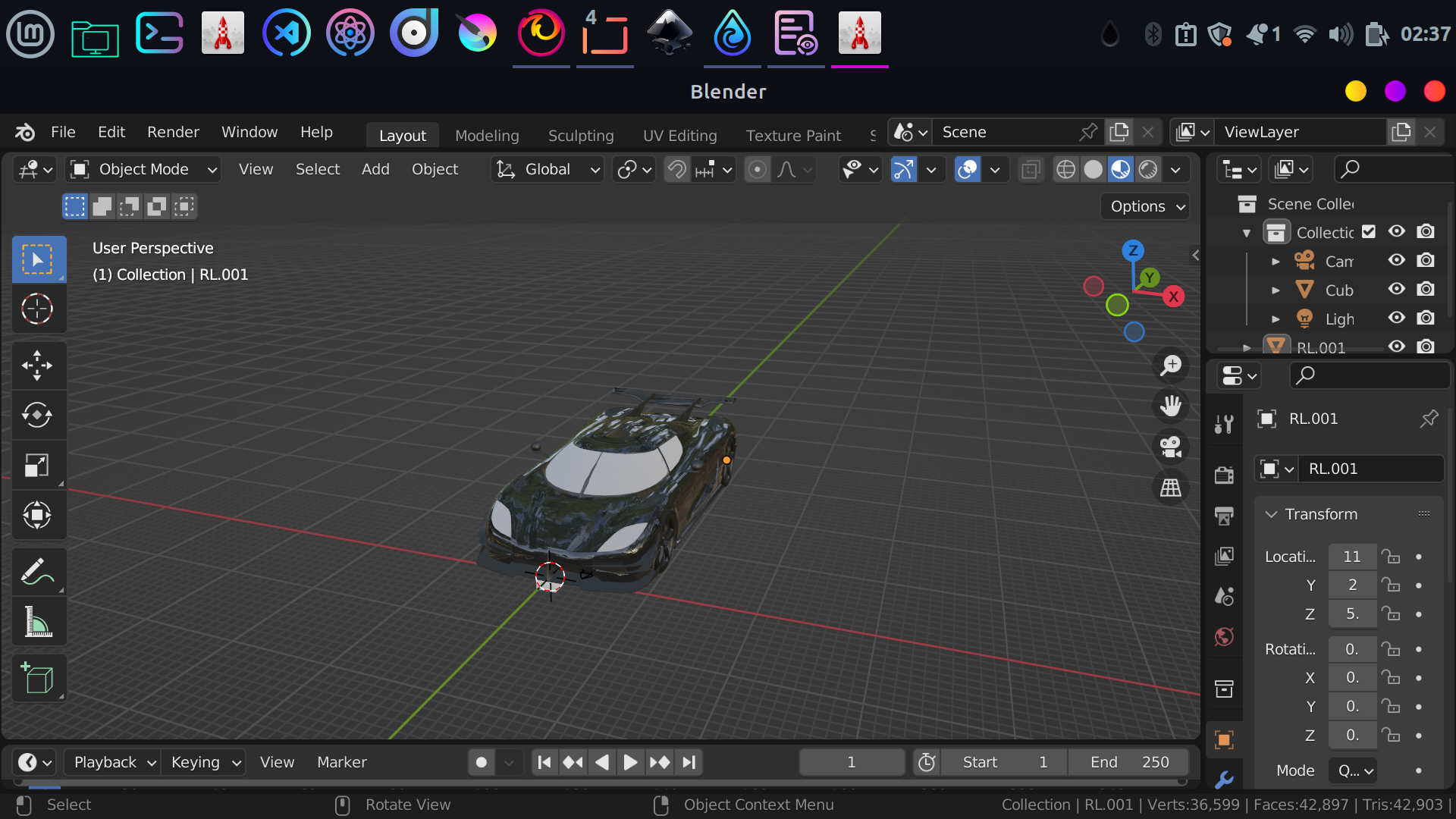 Modern Sport Car