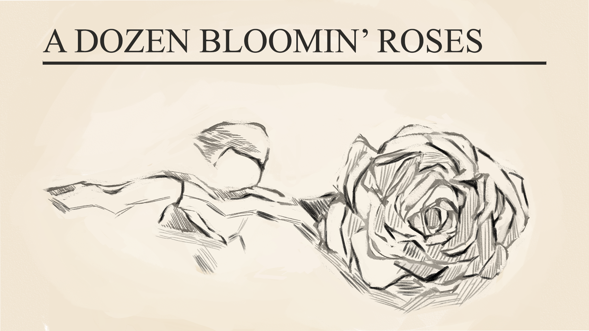 A Dozen Bloomin' Roses: The Visual Novel Adaptation