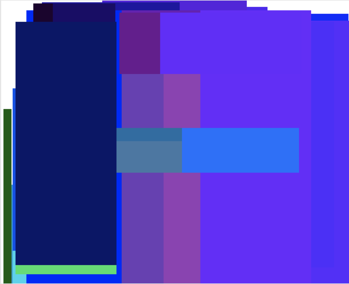 Shades in Blue