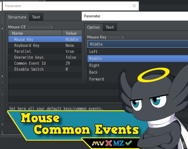 Hakuen Studio Mouse Common Events