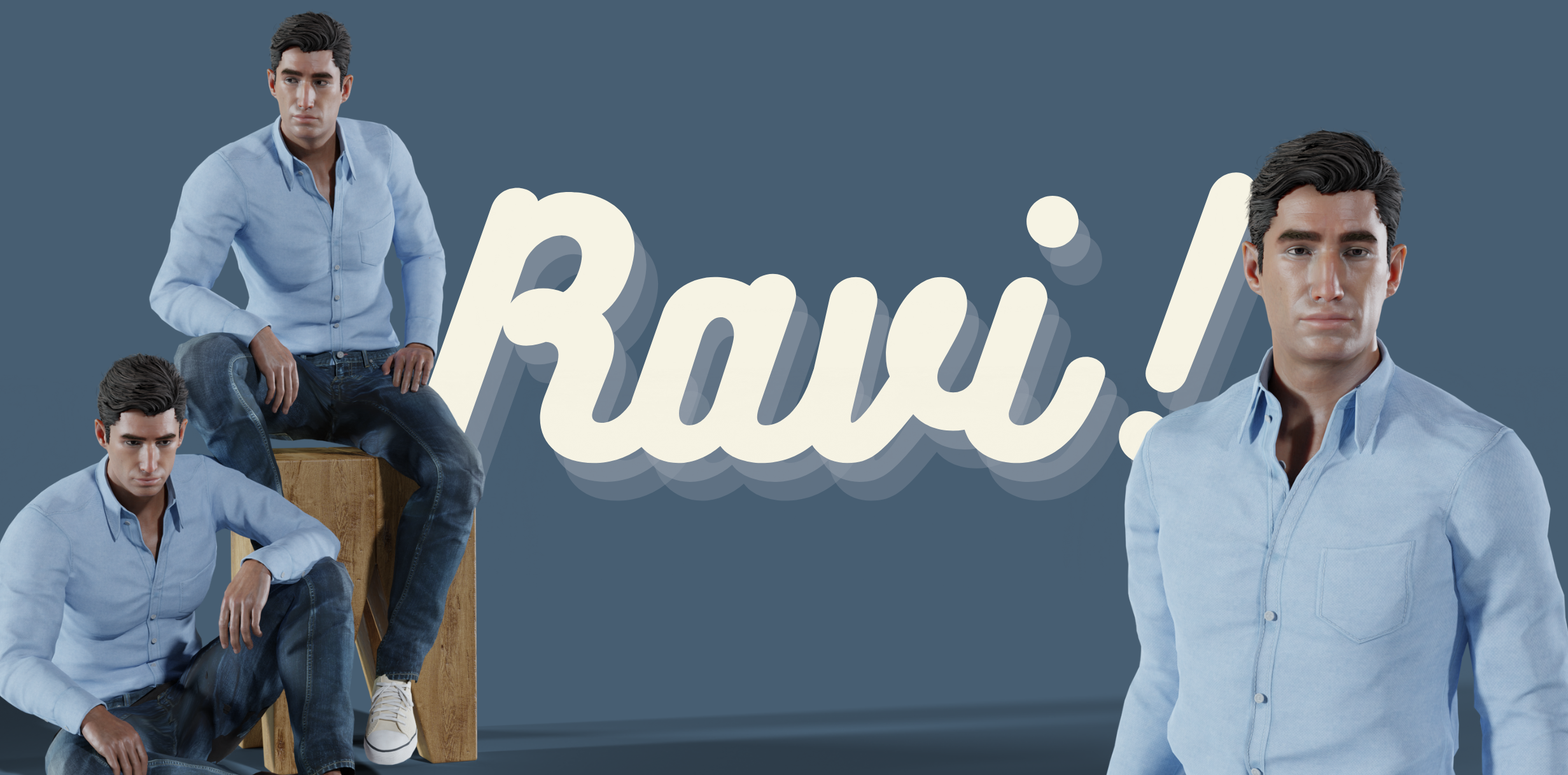 Ravi - Free 3D Character (Rigged with PBR Textures)