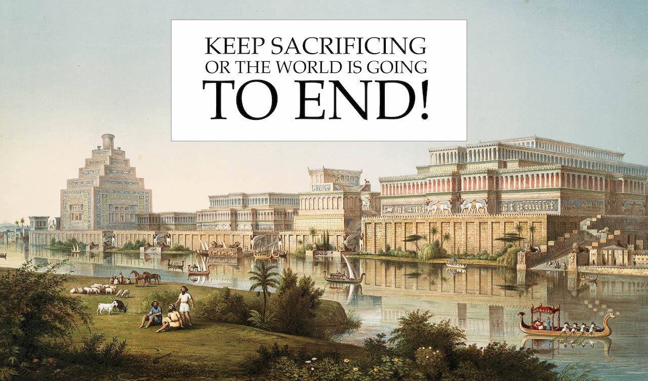 Cover image for KEEP SACRIFICING OR THE WORLD IS GOING TO END!