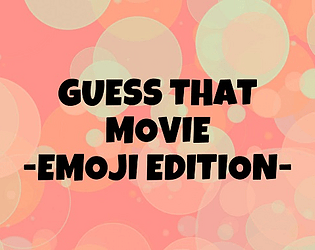 Guess That Movie - Emoji Edition