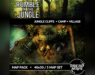 Rumble in the Jungle TTRPG Battlemaps  