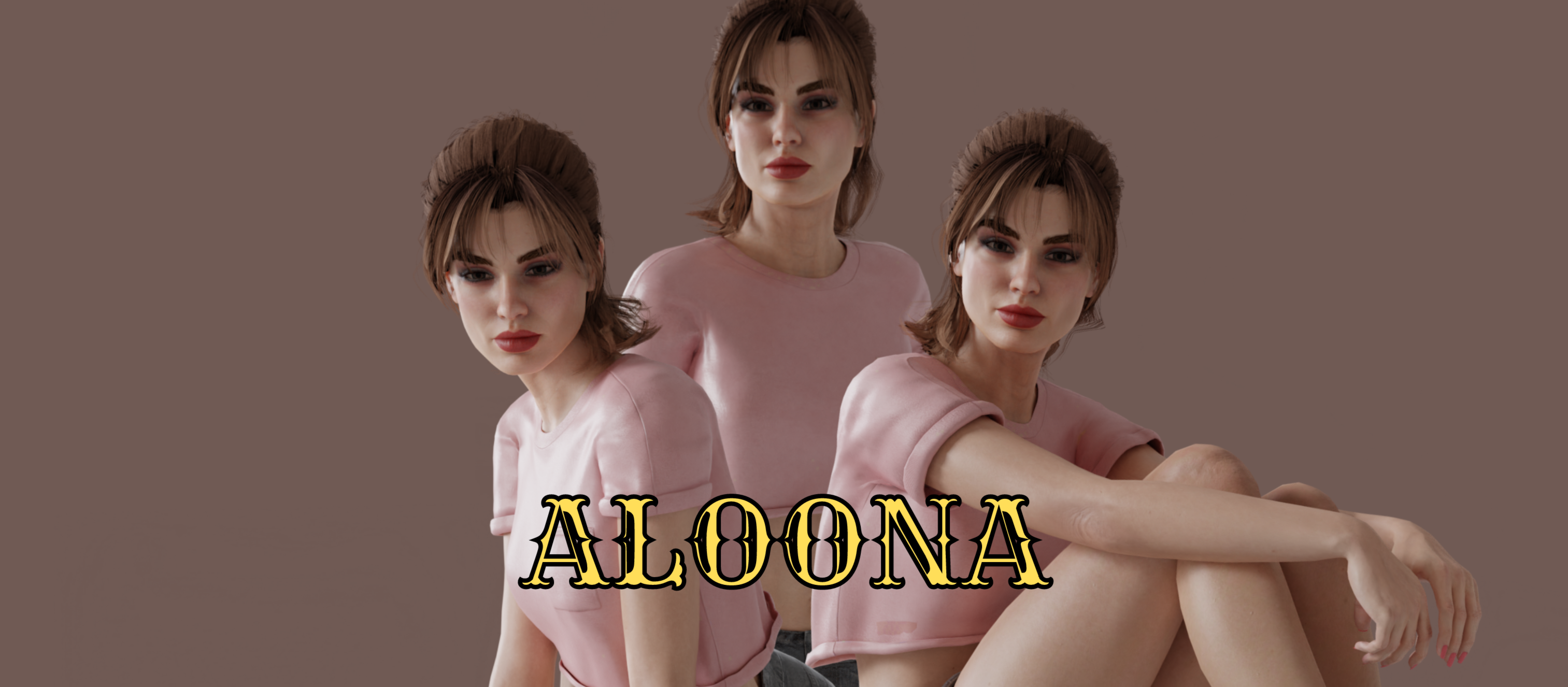 Aloona, The Girl With Hiking Boots - Rigged with PBR Textures