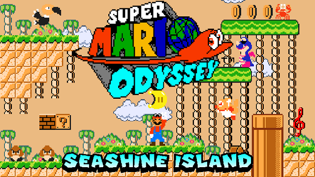 Super Mario Odyssey: Seashine Island