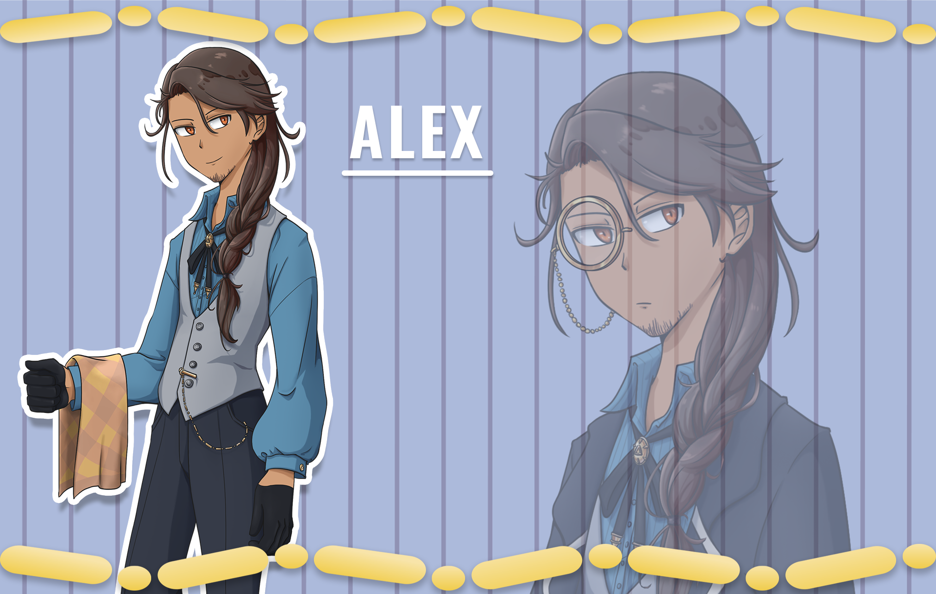 Alex - Butler Visual Novel Sprite