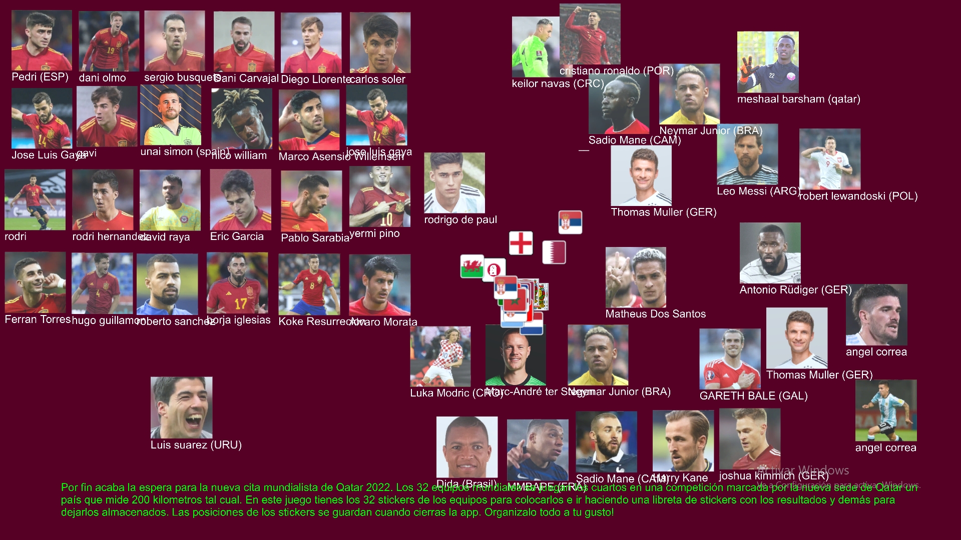 Qatar 2022 Stickers