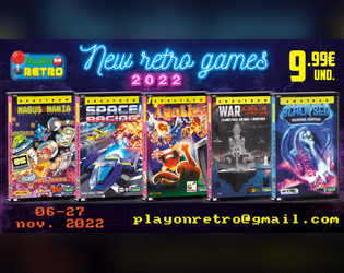 Physical edition campaign ZX / CPC 2022   - Limited editions Mabus Mania Deluxe edition, Space Racing, Agatha ,War Saga y Black Sea 