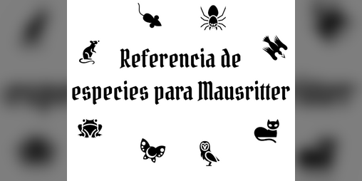 Cover image for Referencia de Especies para Mausritter
