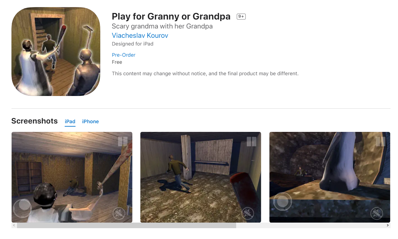 Granny for iPhone - Download