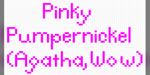 Cover image for Pinky Pumpernickel (Agatha, Wow)