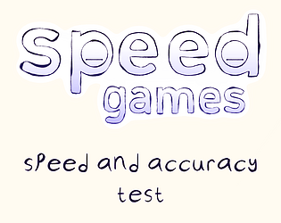 Speed and Accuracy Test