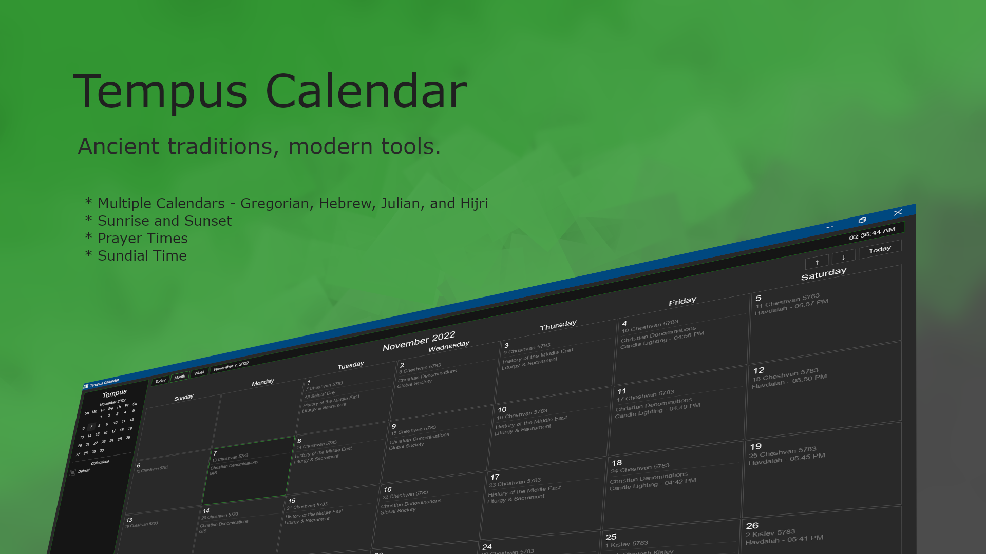 Tempus Calendar Beta Launch Tempus Calendar by Christian Seibold