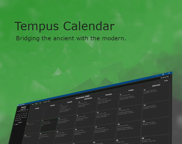 Tempus Calendar by Christian Seibold