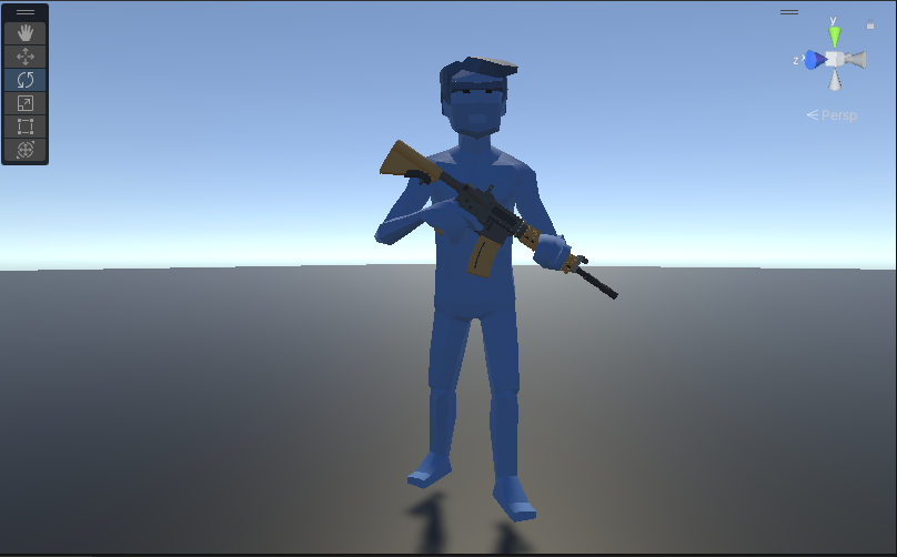 Player With Weapon - ReadyToUse - With Animation Rigging