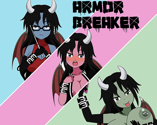 Cover art for Armor Breaker, an adult visual novel by ICantDrawGud