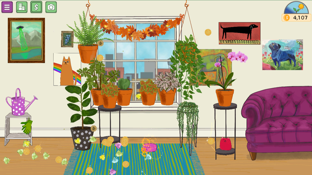 Artwork and Bot and Coins, oh my! - Plant Therapy by Short Leg