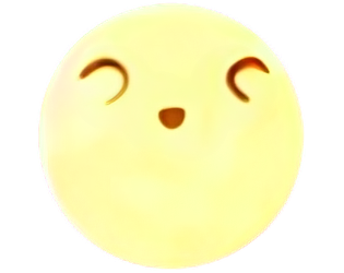 Smiling Moon by milosevic.py