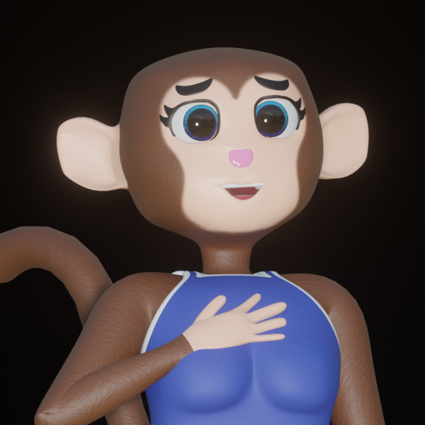 Suzanne 3d model for blender 3 3 1 by cappyadams