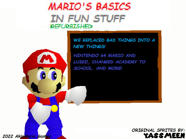 Mario's Basics In Fun Stuff (Refurbished)