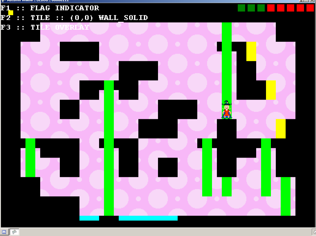 The very first draft of the game was going to be a puzzle platformer, inspired by the NES title Fire n' Ice.