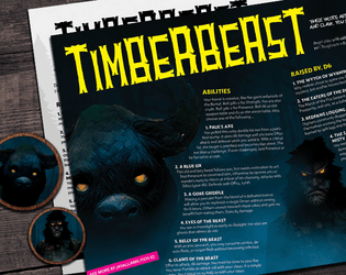 The Timberbeast - a Mörk Borg class  