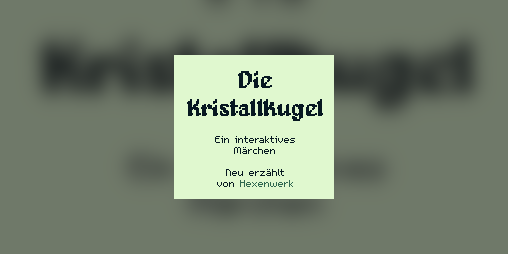 Cover image for Die Kristallkugel