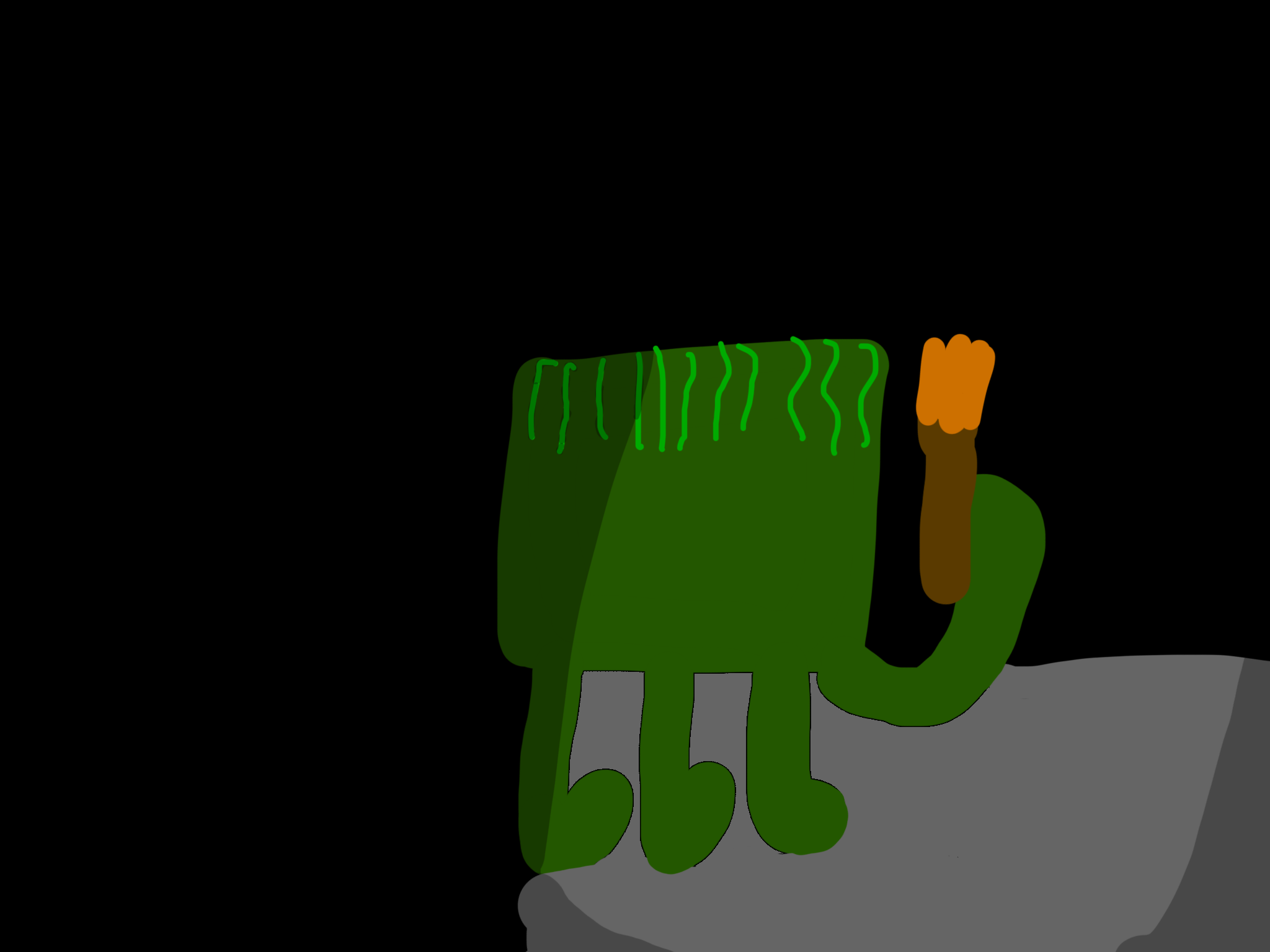 Infested wetlands by big bulky yeti