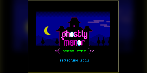 Cover image for ghostly manor MSX 2+