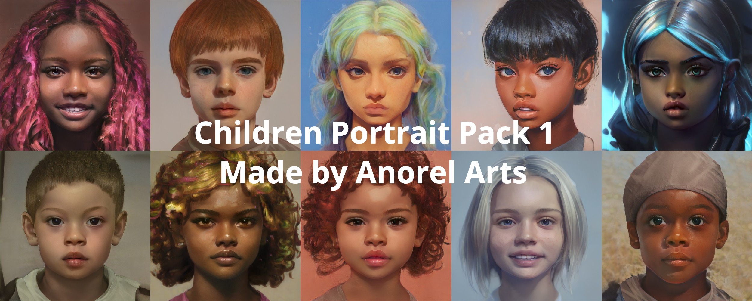 Children Portrait Pack 1