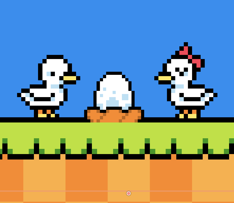 Just In Time Duck! by Dima Marhitych for Game Off 2022 - itch.io