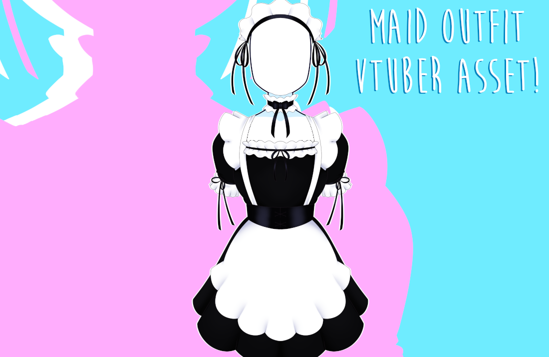 F2U Maid Outfit! - Vtuber Outfit Asset