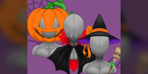 Cover image for F2U Halloween Costumes! - Vtuber Outfit Assets
