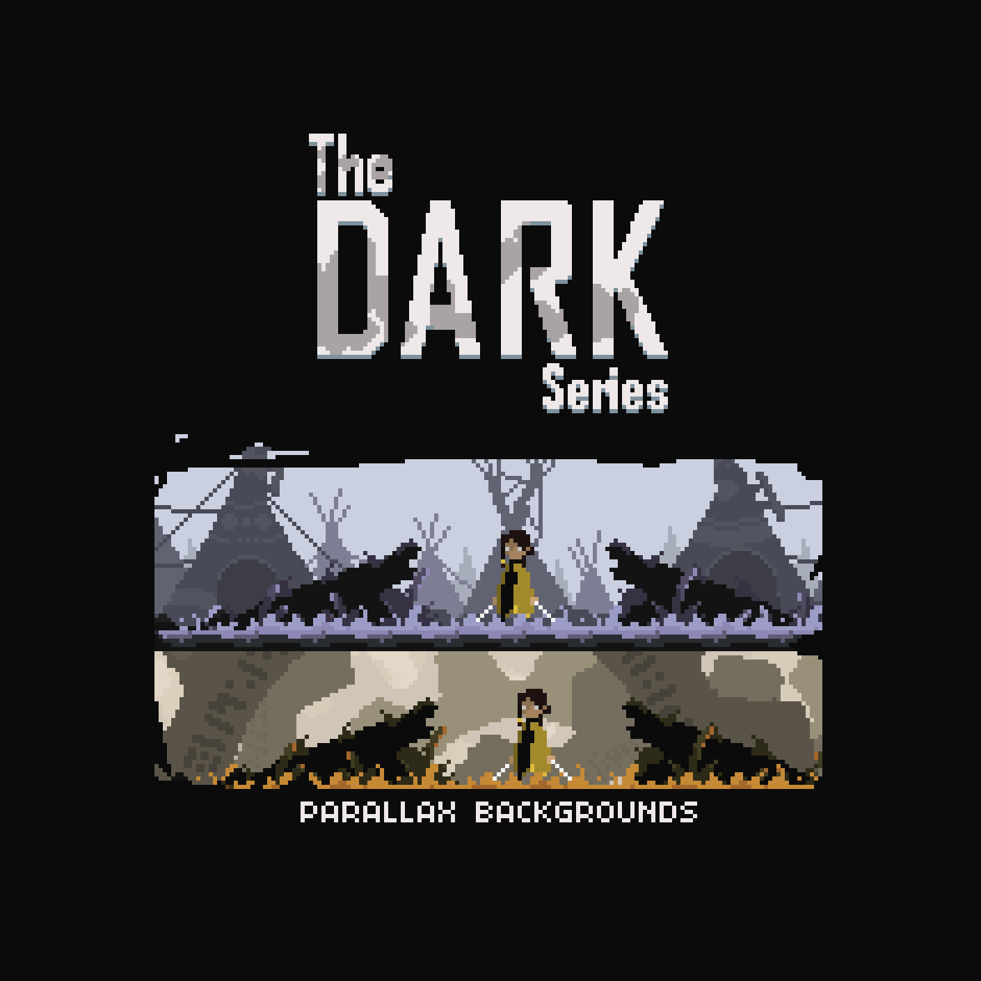 The DARK Series - Parallax Backgrounds by Penusbmic