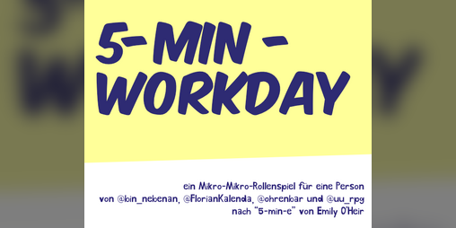 Cover image for 5-min-Workday