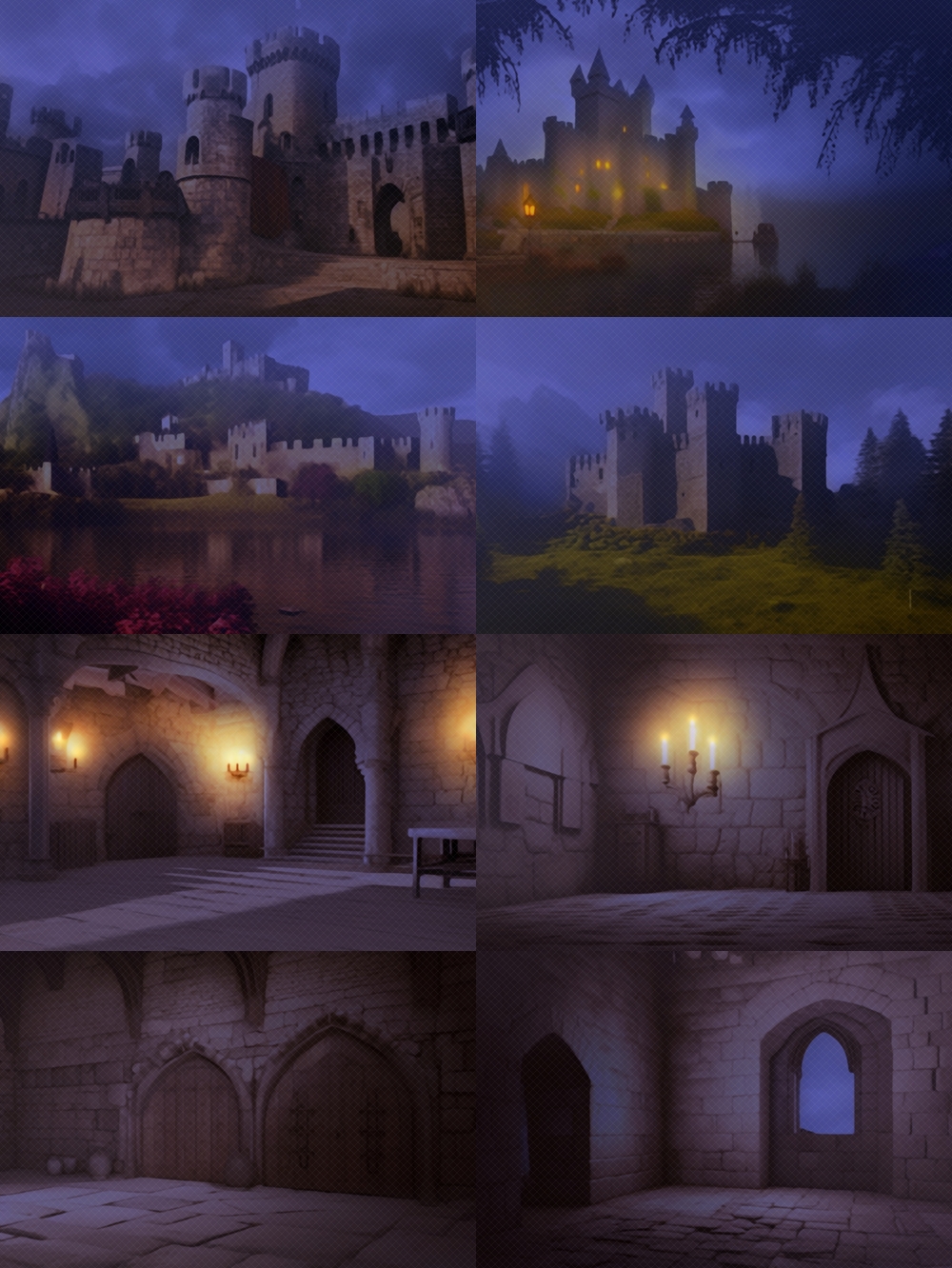 medieval castle background