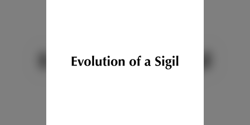 Cover image for Evolution of a Sigil