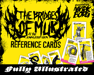 The Bridges of Múr and the Endless Sea - Reference Cards