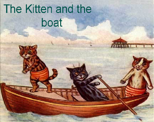 Cover image for The kitten and the boat