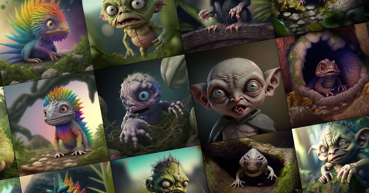 Baby Monsters 5 - RPG Fantasy Character Icons
