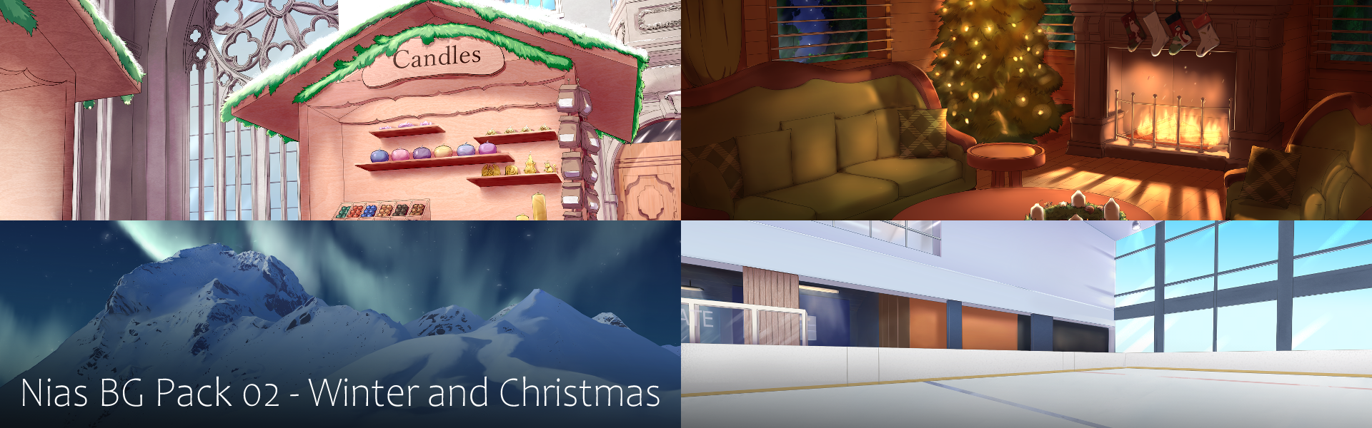 Nias Backgrounds Pack 02: Winter and Christmas
