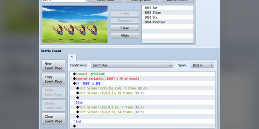 Cover image for A per-frame battle event plugin for RPG Maker MV