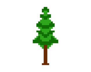 Free 32x32 Pixel Art Trees by MichaelsGameLab
