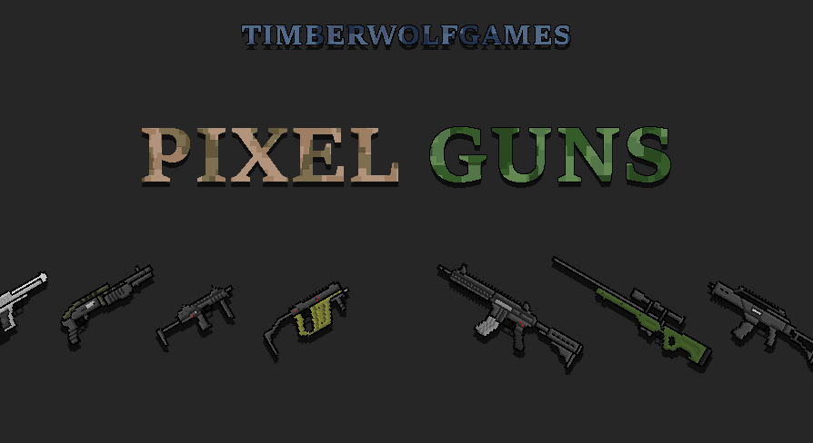 50 +pixel-art gun sprites