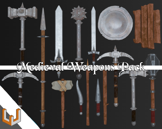 [free]medieval Weapons Asset Pack By Wildenza